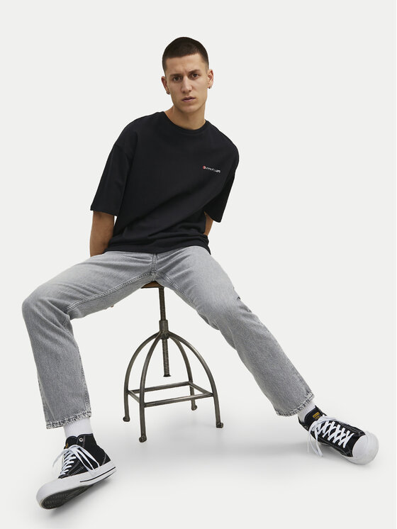 Jack & Jones Jack & Jones Jeansy Chris 12209663 Szary Relaxed Fit