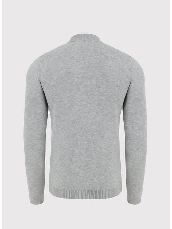 Pako Lorente Pako Lorente Sweter P26WN-2X-015 Szary Classic Fit