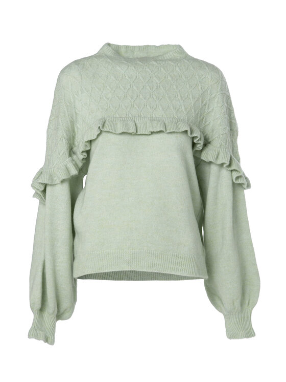 LAURELLA LAURELLA Sveter Laurella 6TU073942 Zelená Regular Fit