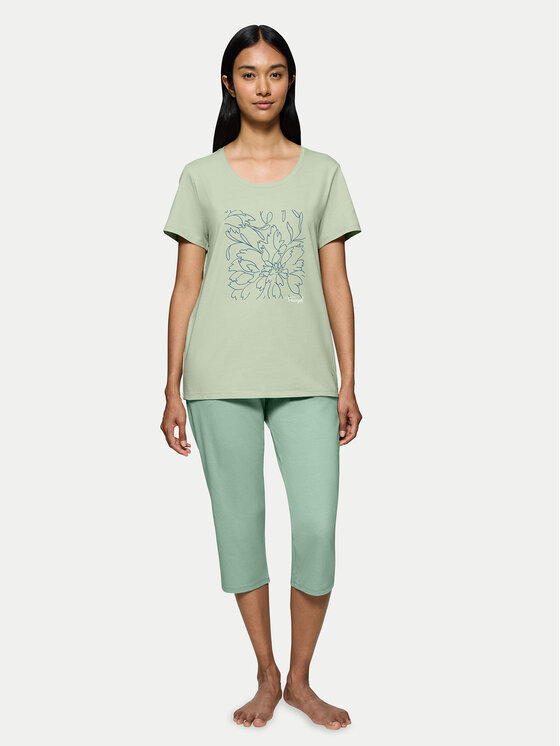 Triumph Triumph Pyjama Sets 10222617 Grün Regular Fit