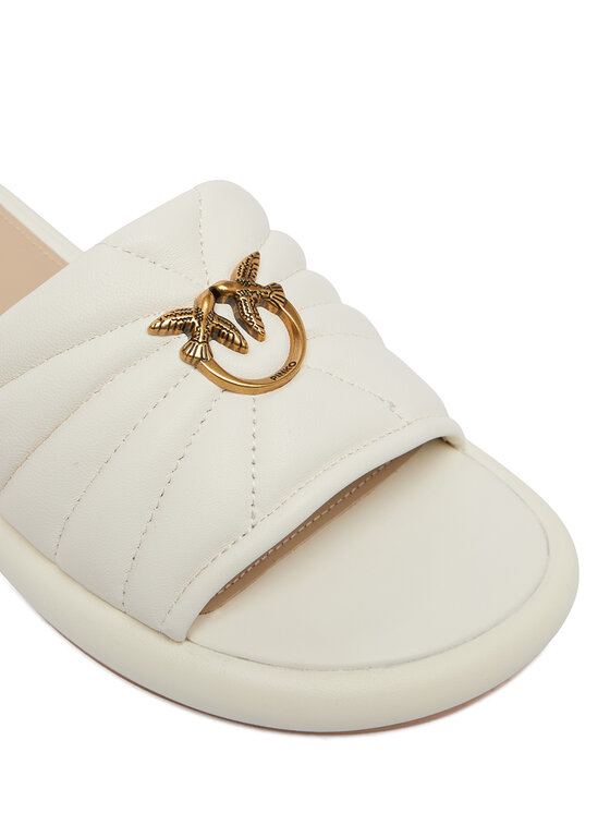 PINKO PINKO Pantoletten Fiona 03 SD0525 P003 Écru