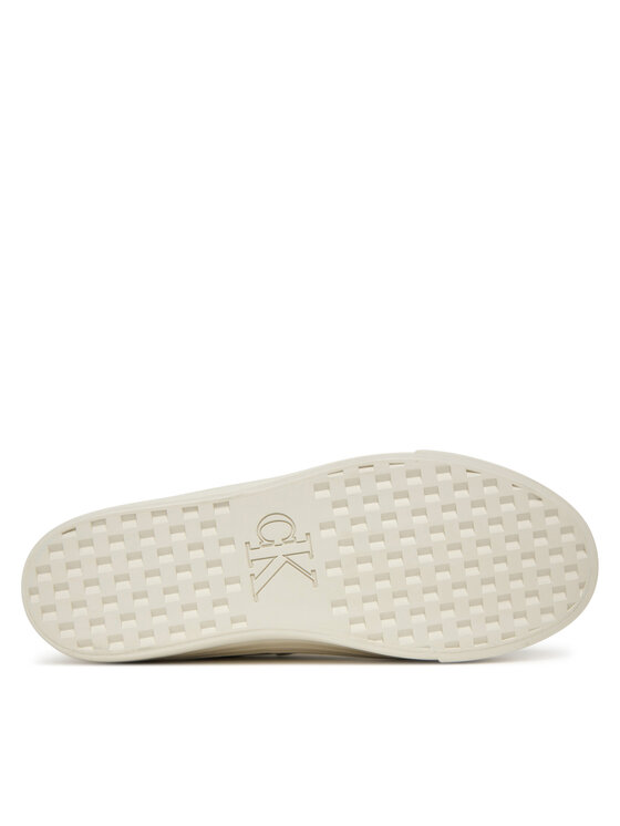 Calvin Klein Calvin Klein Cizme de zăpadă Vulc Flatf Snowboot Nylon Mix Mg YW0YW01977 Alb