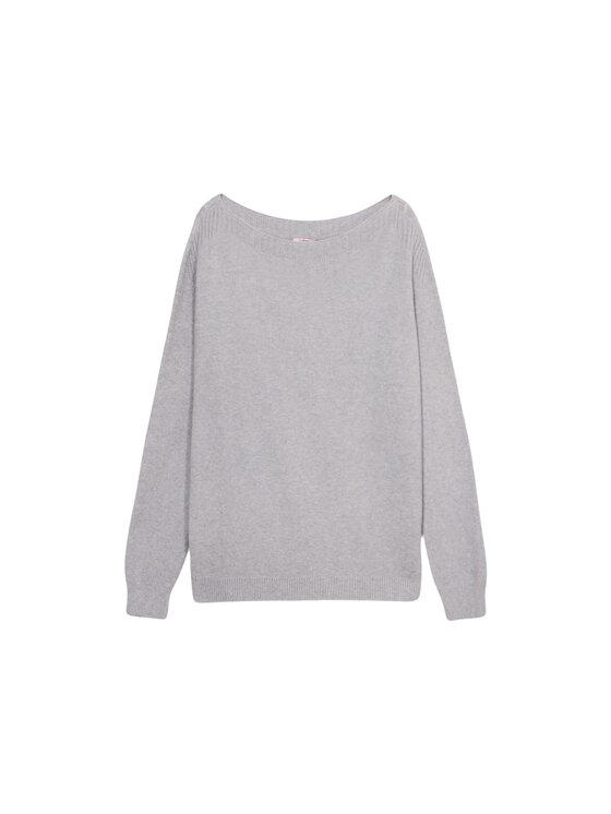 Oltre Oltre Cardigan M051E002037N003 Grigio Regular Fit
