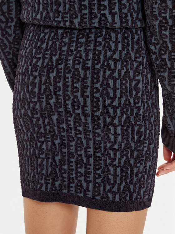 Patrizia Pepe Patrizia Pepe Mini krilo 2G0986 K210 Mornarsko modra Regular Fit