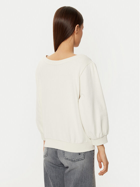 BOSS BOSS Majica dugih rukava 50538987 Bijela Relaxed Fit