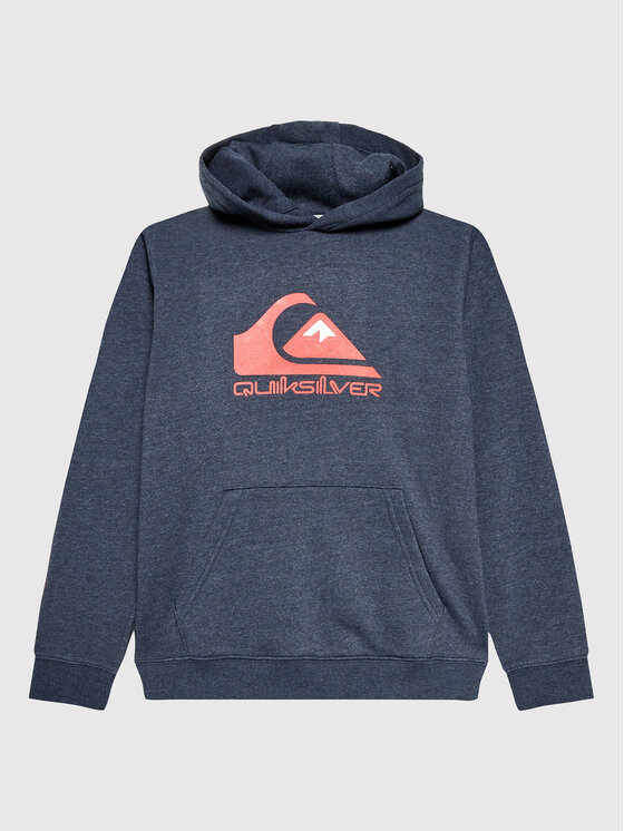 Quiksilver Džemperis ar kapuci Big Logo EQBFT03720 Tumši zils Regular Fit