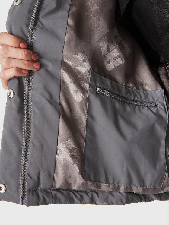 ROTATE ROTATE Зимно яке Padded Quilt RT2096 Сив Regular Fit