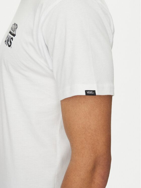Vans Vans T-krekls Sneaky VN000M3Y Balts Regular Fit