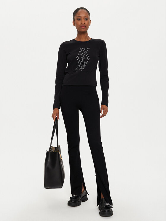 Armani Exchange Armani Exchange Särkpluus 6DYT05 YJDTZ 1200 Must Regular Fit