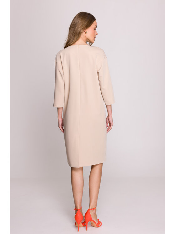 Stylove Stylove Abito da sera S394 Beige Premium Fit