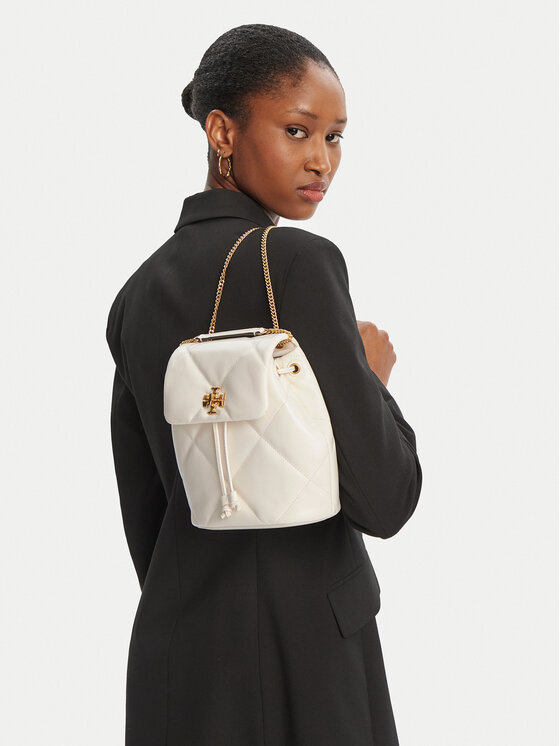 Tory Burch Plecak Kira Diamond 170485 Biały