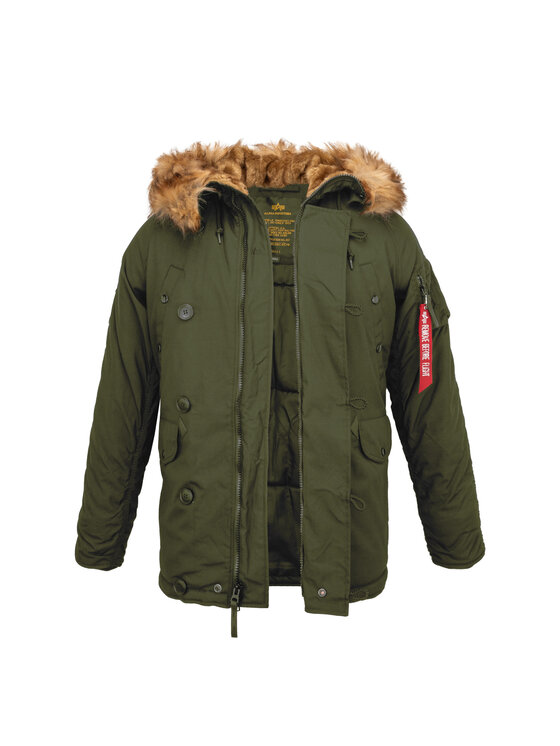 Alpha Industries Alpha Industries Kurtka zimowa AI.193128-257-S Zielony Parka Fit