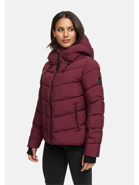 Marikoo Marikoo Kurtka zimowa Yukanii Bordowy Regular Fit