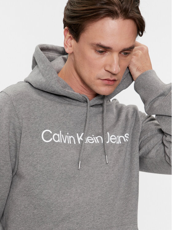 Calvin Klein Jeans Calvin Klein Jeans Mikina J30J322551 Šedá Regular Fit