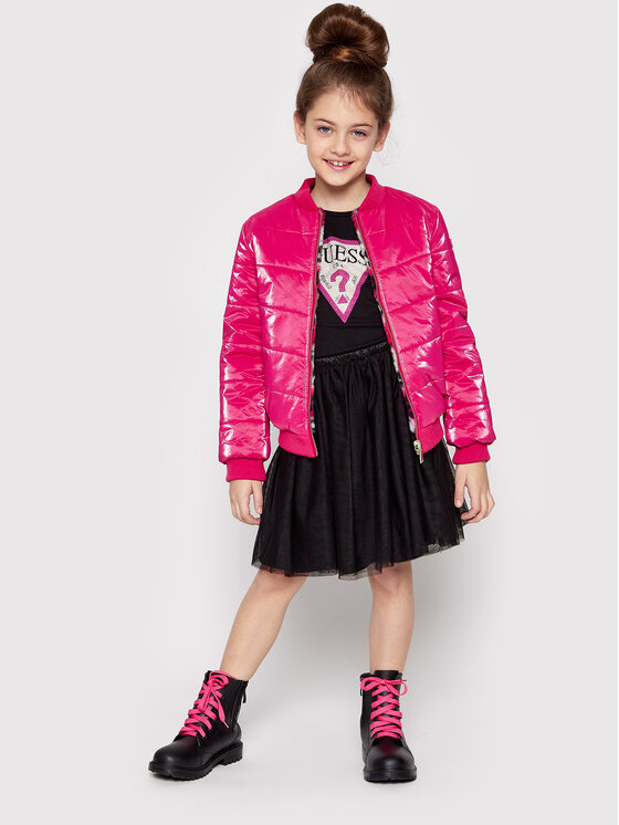 Giubbotto piumino J1BL10 WE940 Rosa Regular Fit