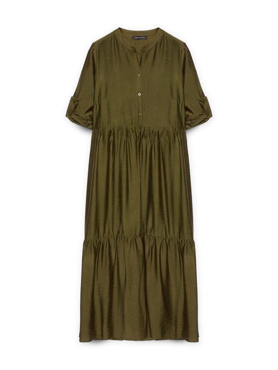 Fiorella Rubino Fiorella Rubino Abito da sera 7046T101729N035 Verde A-Line Fit