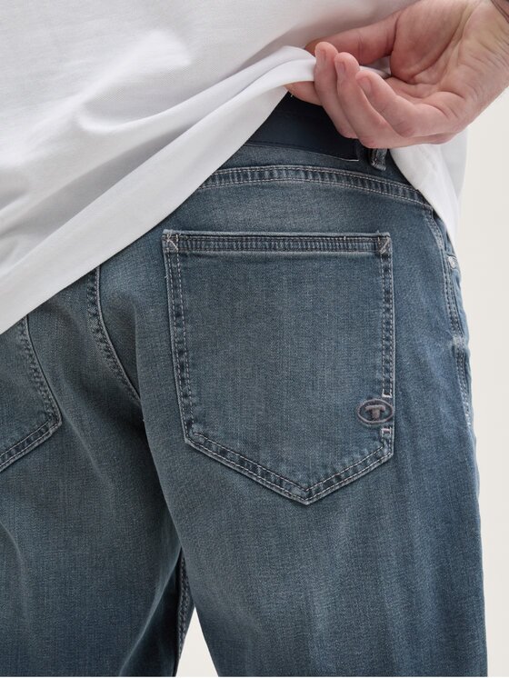 Tom Tailor Tom Tailor Szorty jeansowe JOSH Niebieski Straight Fit
