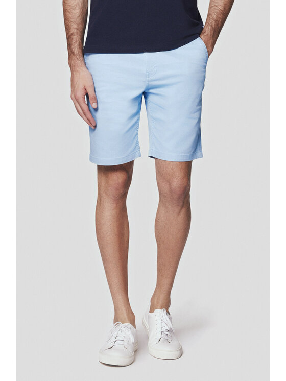 Lancerto Lancerto Szorty materiałowe Havana SZO082124000007 Niebieski Regular Fit