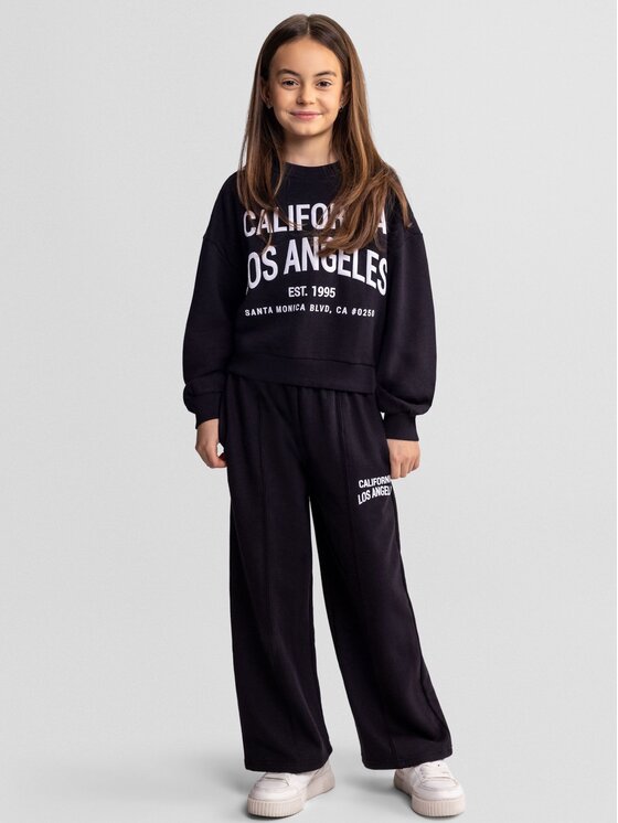 minoti minoti Zestaw 30FLEECE162 Czarny Regular Fit