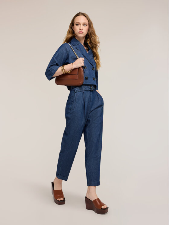 Motivi Motivi Jeans P464Q004524N034 Blu Baggy Fit
