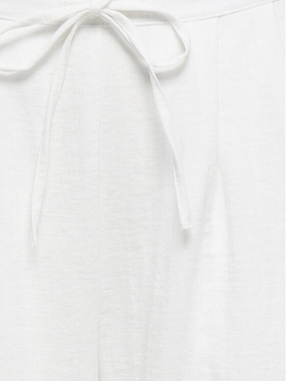 ONLY ONLY Παντελόνι υφασμάτινο Lita 15370273 Λευκό Relaxed Fit