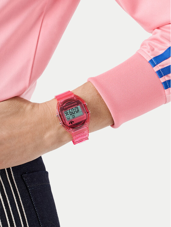 adidas adidas Uhr AO Street Digital Two Crystal AOST25540 Rosa