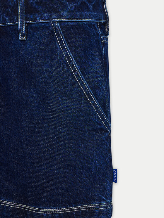 HUGO HUGO Джинсова спідниця mini 50531831 Cиній Regular Fit