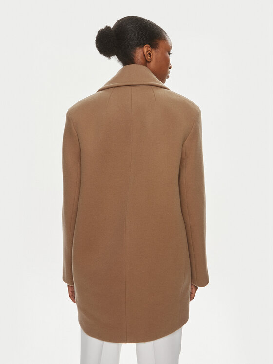 PINKO Pinko Vuneni kaput 101830 A13B Bež Regular Fit