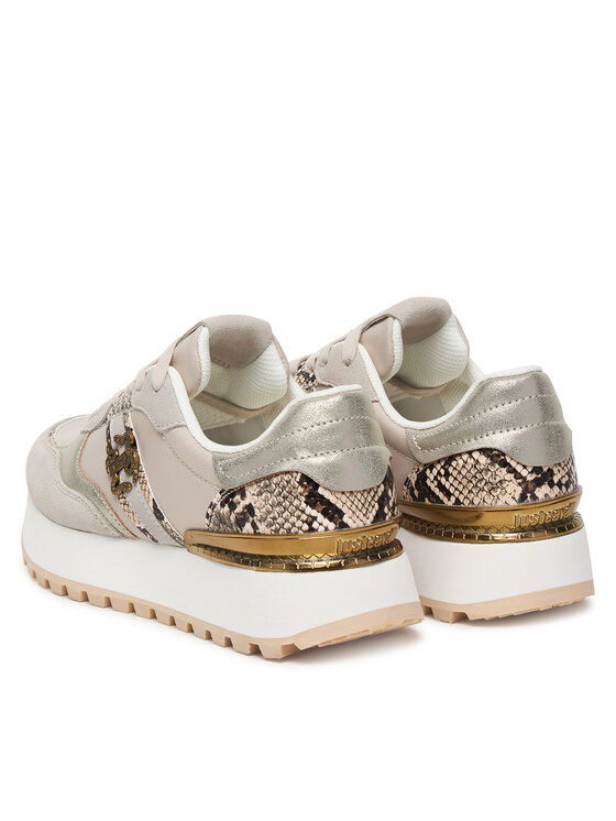 Just Cavalli Just Cavalli Sneakersy 80RA3SJ2 ZSE68 Béžová