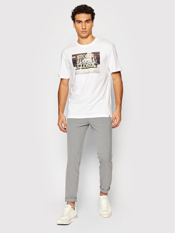 Jack&Jones Jack&Jones Παντελόνι chino Marco 12169491 Γκρι Slim Fit