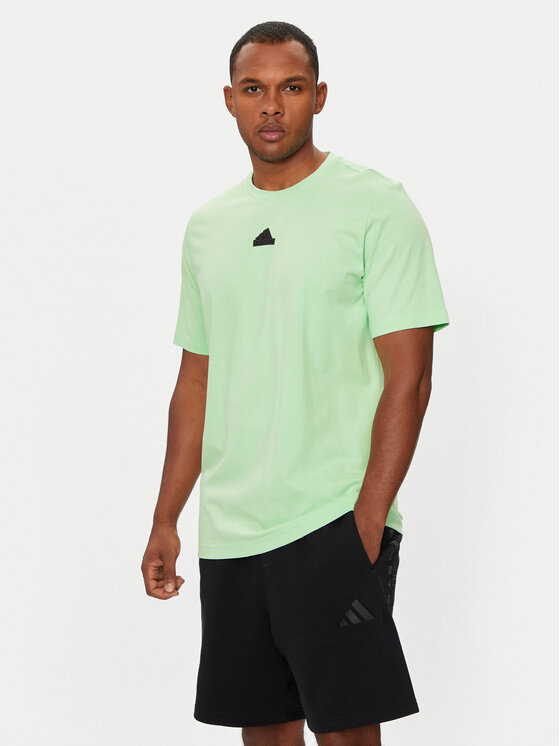 Férfi Póló adidas, Méret: L, Zöld, City Escape Graphic IN6237