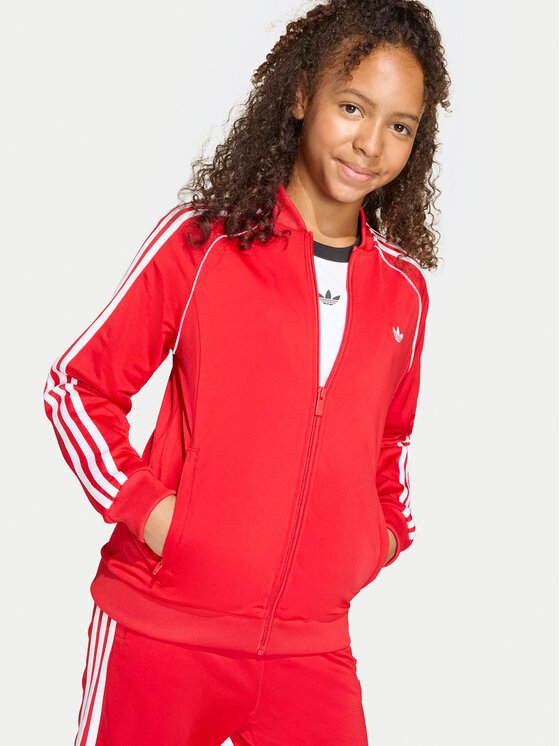 adidas adidas Bluză adicolor SST KE2857 Roșu Regular Fit