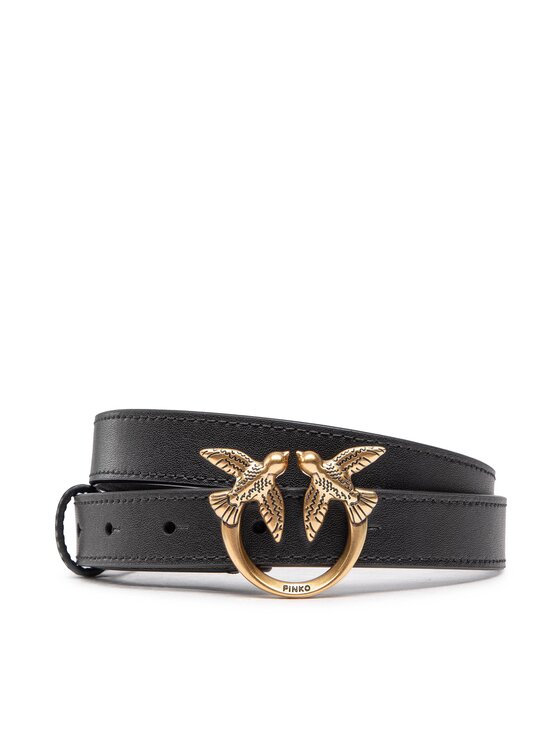 Pinko Ženski pas Brevis 1 H2 Belt AI 22-23 PLT01 1H2142 Y5H7 Črna