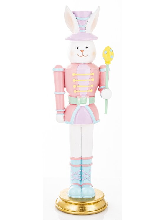 MIAhome MIAhome Figurka królik w mundurze SUNDALO Różowy