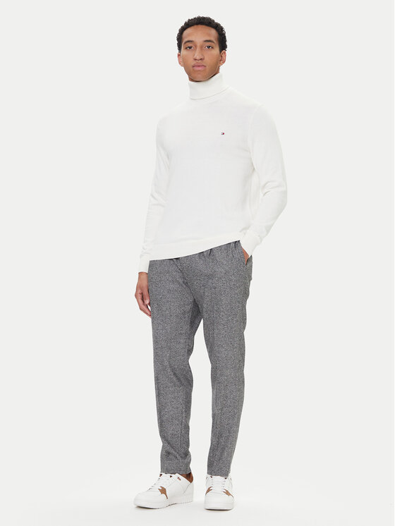 Tommy Hilfiger Tommy Hilfiger Spodnie materiałowe Harlem MW0MW41340 Szary Regular Fit