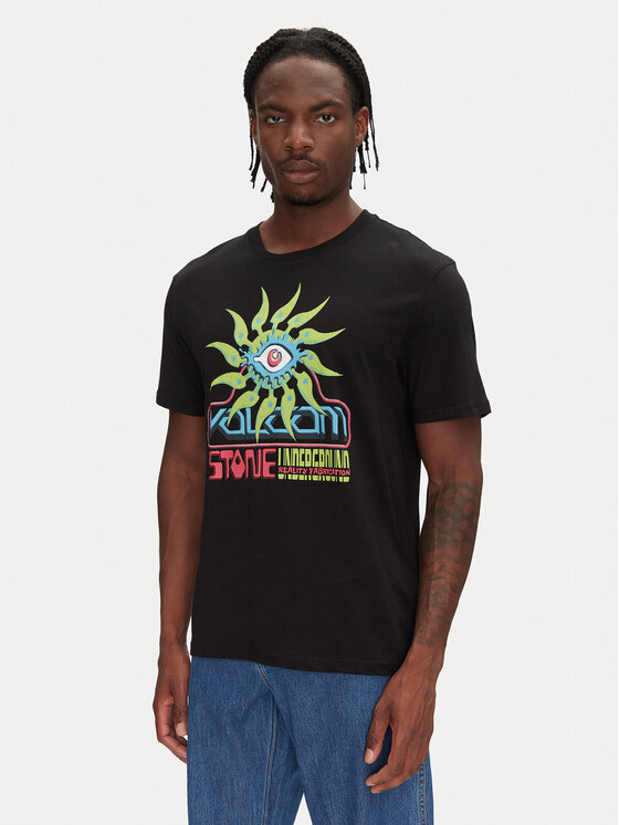 Volcom Volcom Tricou Realityfab A3512555 Negru Loose Fit