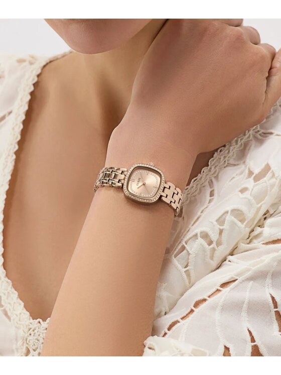 Guess Guess Zegarek GW1018L4 Różowe złoto