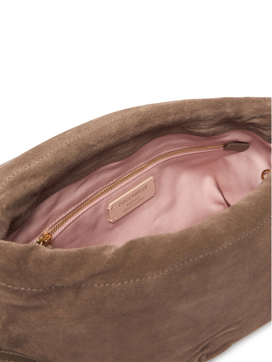 Coccinelle Coccinelle Torebka V9G Coccinellelidia Suede Bim E1 V9G 13 04 01 Beżowy ciemny