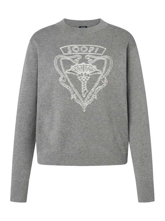JOOP! JOOP! Džemperis 58 254KN58Karol 30048477 Pelēks Regular Fit