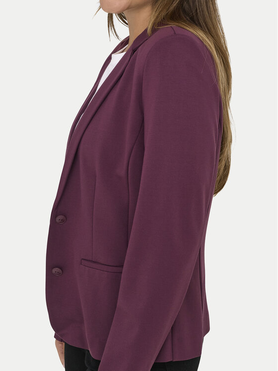 ONLY ONLY Піджак Poptrash 15153144 Бордовий Regular Fit