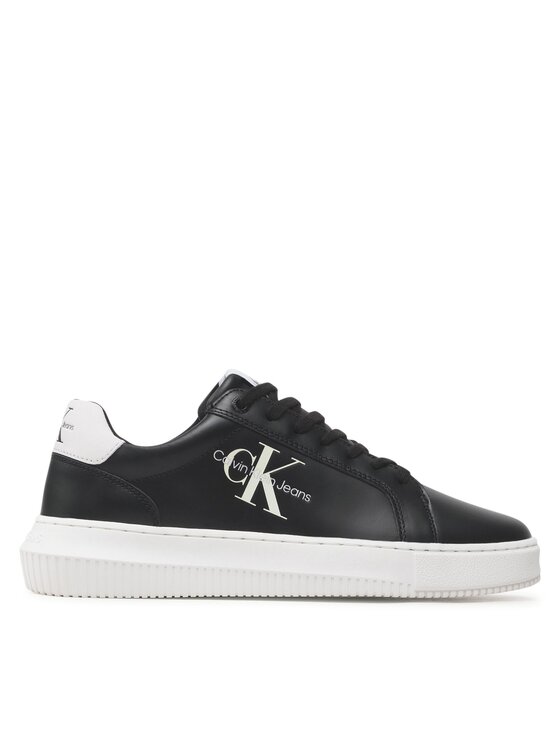 Calvin Klein Jeans Calvin Klein Jeans Снікерcи Chunky Cupsole Monologo YM0YM00681 Чорний