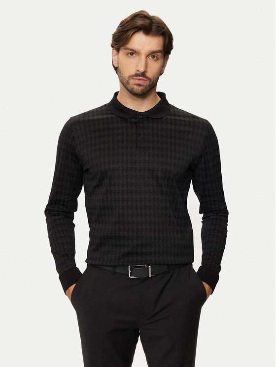KARL LAGERFELD KARL LAGERFELD Polo majica 745009 544202 Črna Regular Fit