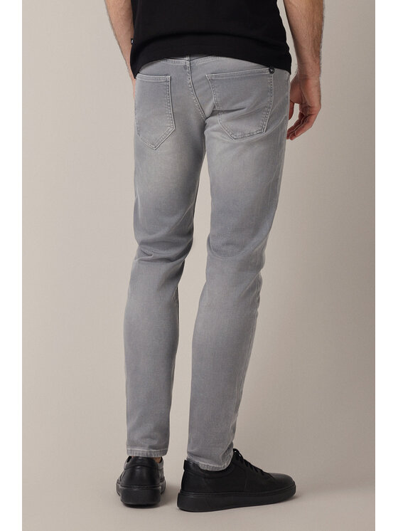 Lancerto Lancerto Spodnie materiałowe Guido SP113225000011 Szary Slim Fit