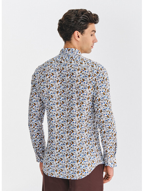 Pako Lorente Pako Lorente Koszula P25WF-1X-058 Biały Slim Fit