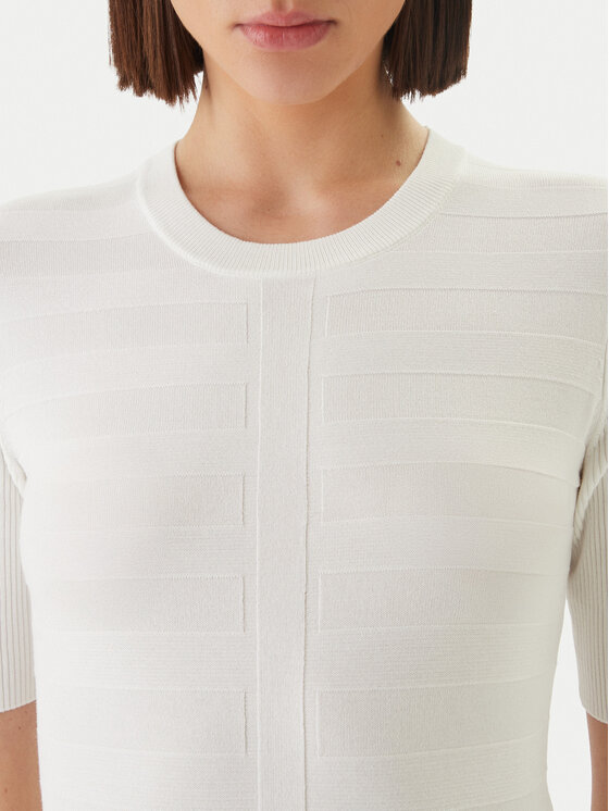 Morgan Morgan Blusa 242-MENTHE Écru Slim Fit