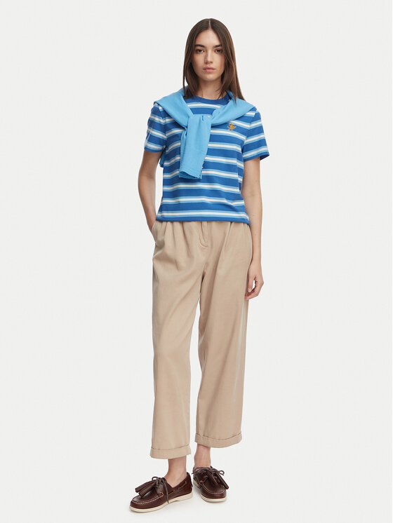 Tommy Hilfiger Tommy Hilfiger T-särk Logo Embroidery WW0WW48699 Sinine Regular Fit