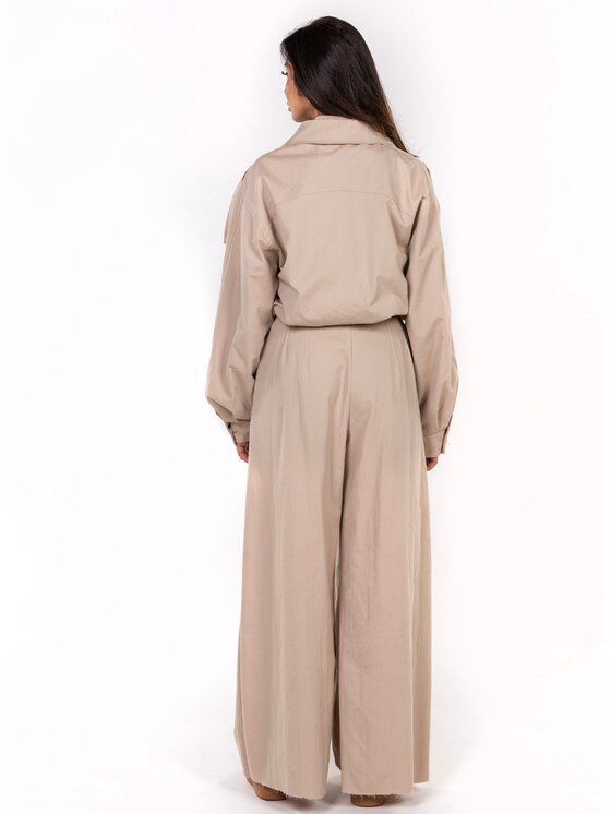 Love Saints Love Saints Komplet bluzka i spodnie L26LF-KA-K09 Beżowy Regular Fit