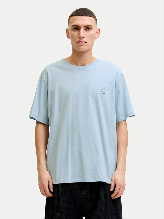 Jack & Jones Tricou Corals Tee 12288345 Albastru Regular Fit