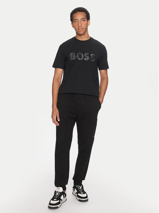 BOSS Boss T-shirt Jagged 1 50519365 Crna Relaxed Fit