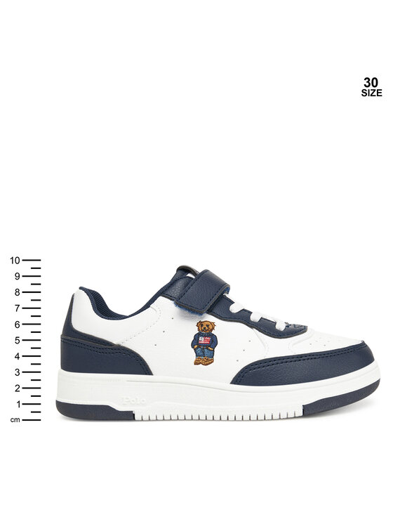 But sportowy z profilu z miarką wzrostu po boku w centymetrach.